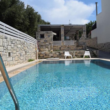 Aquarock Villa With Private Pool Prassás 외부 사진