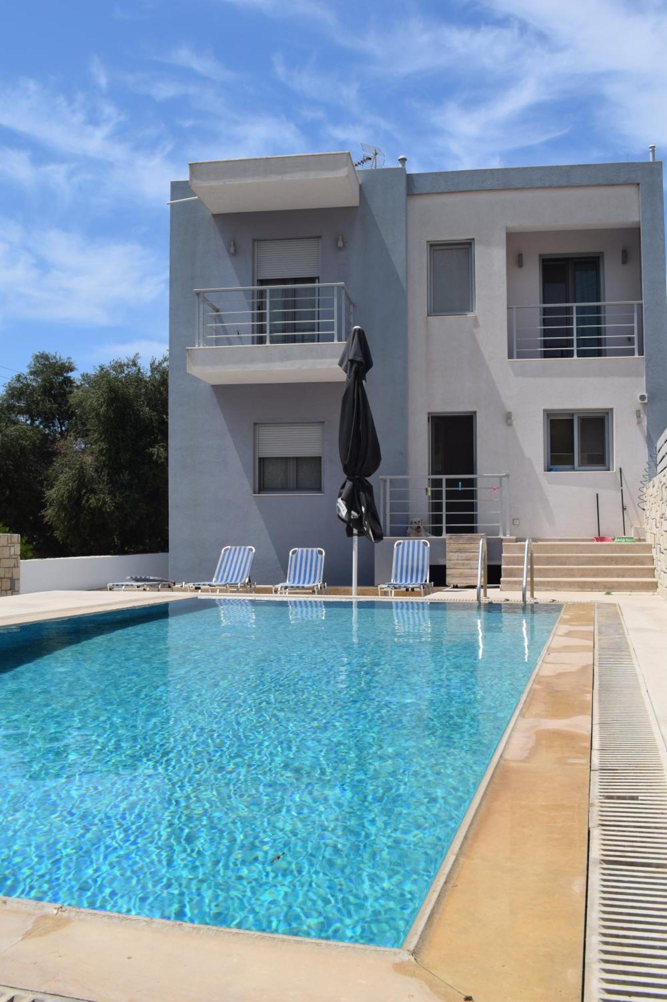 Aquarock Villa With Private Pool Prassás 외부 사진